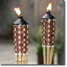 Bamboo Tiki Torches