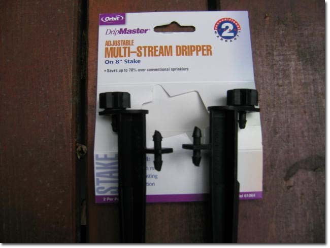 Make sure you get a few of the multi-stream drippers