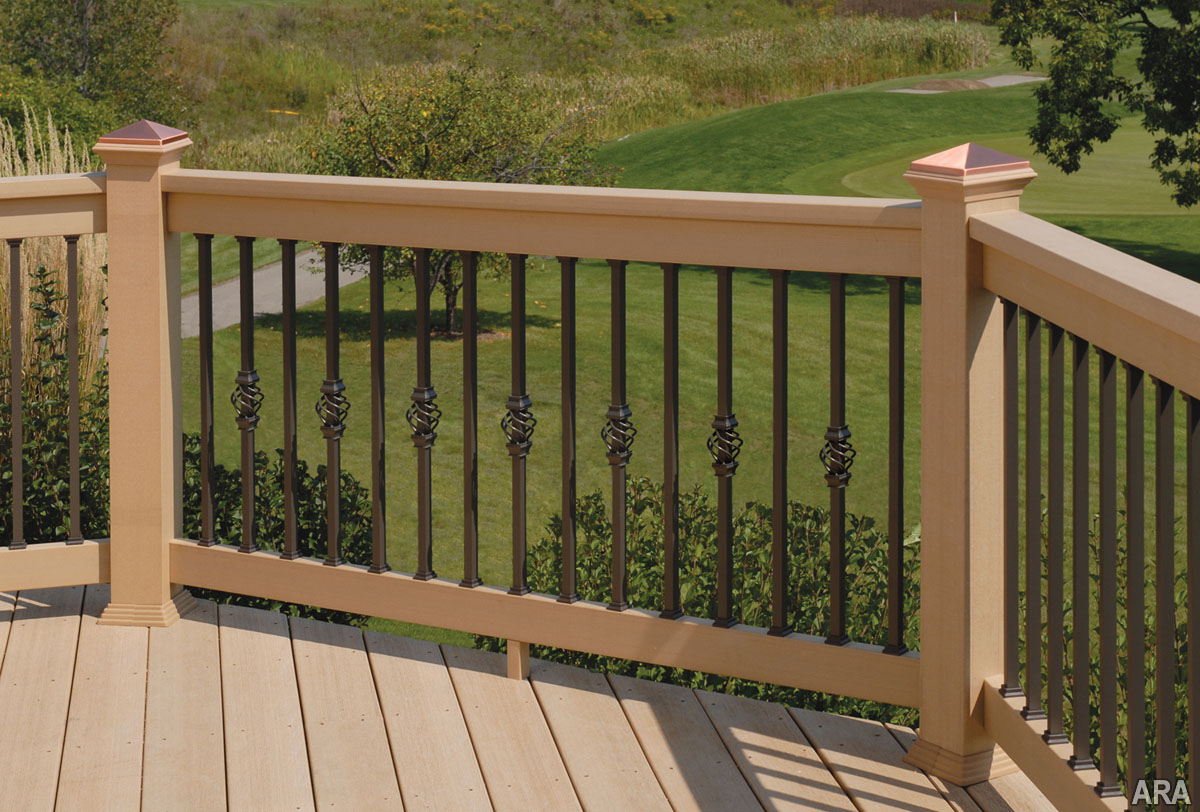 Decorative balusters and post