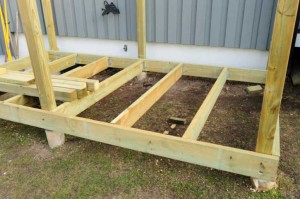 Use plans to build this lean to shed and get organized